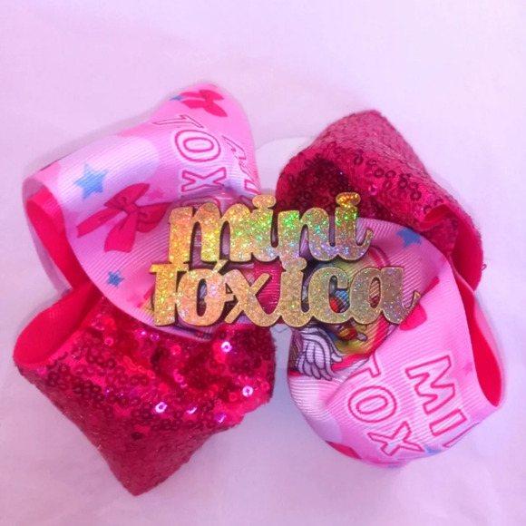 Mini toxica handmade bow ( box pink #1) - Picture 1 of 2